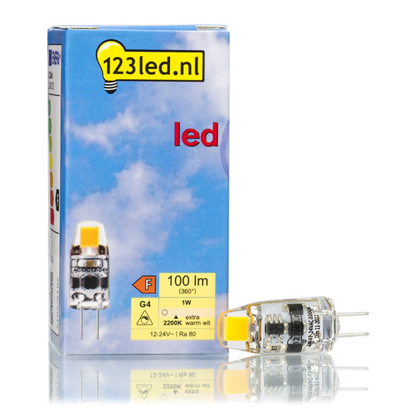 123inkt 123led G4 led-capsule dimbaar 2200K 1.1W (14W) LDR01940 LDR01704 - 1