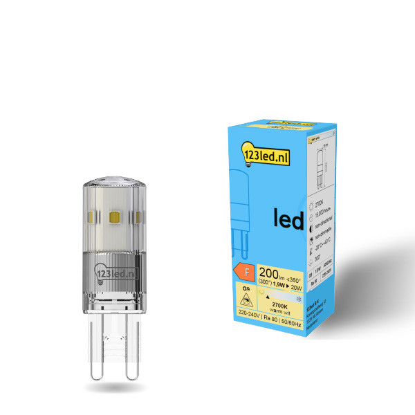 123inkt 123led G9 led-capsule helder 1.9W (20W)  LDR01948 - 1