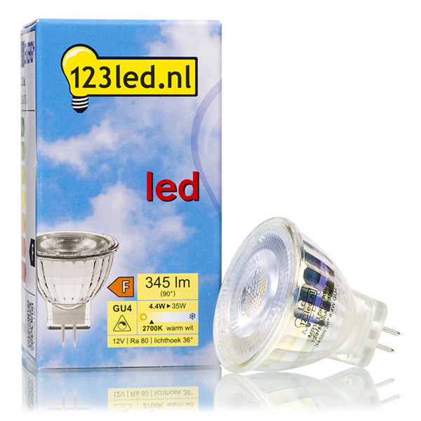 123inkt 123led GU4 led-spot dimbaar 4.4W (35W)  LDR01700 - 1