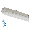 123led IP65 TL-armatuur met sensor 120 cm | 4000K | 2100 lumen (14W) incl. TL-buis