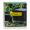 123inkt 123led Solar wandlamp Avon Down zwart SL10-45-down LDR08534 - 6