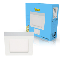 123inkt 123led downlight | Vierkant | 17.7 x 17.7 cm | 3000-6000K | Dimbaar (12W) 810384L123 LDR02021