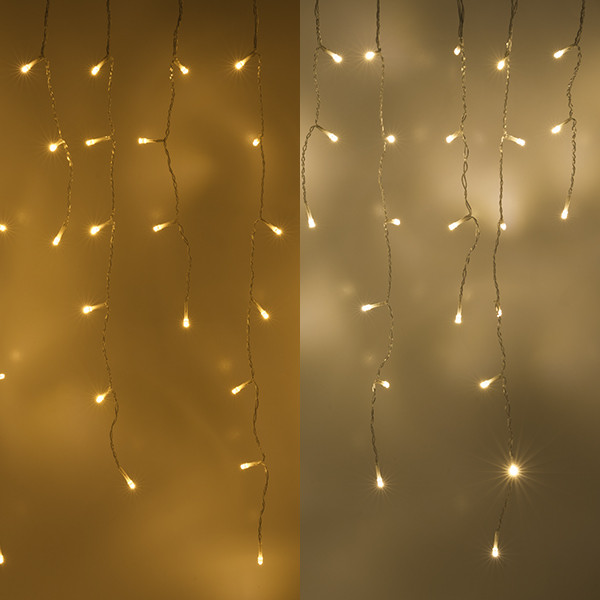123inkt 123led ijspegelverlichting extra warm wit & wam wit transparant 12,1 meter 360 lampjes  LDR07289 - 1