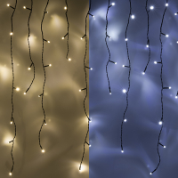 123inkt 123led ijspegelverlichting koud wit & warm wit 12,1 meter 360 lampjes  LDR07025