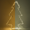 123led kerstboom 3D 56 cm extra warm wit & warm wit 540 lampjes zwart LDR07273 - 1