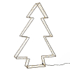 123led kerstboom 3D 56 cm extra warm wit & warm wit 540 lampjes zwart LDR07273 - 2