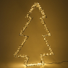 123led kerstboom 3D 56 cm extra warm wit & warm wit 540 lampjes zwart LDR07273 - 3