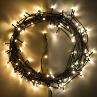 123inkt 123led kerstverlichting extra warm wit & warm wit 12 meter 120 lampjes  LDR07002