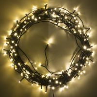 123inkt 123led kerstverlichting extra warm wit & warm wit 16,4 meter 180 lampjes  LDR07003