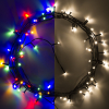 123led kerstverlichting multicolor & warm wit 8,9 meter 80 lampjes