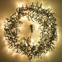 123inkt 123led koppelbare clusterverlichting extra warm wit en warm wit 5,6 meter uitbreiding 768 lampjes  LDR07143