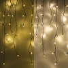 123inkt 123led koppelbare ijspegelverlichting extra warm wit & warm wit 3,1 meter uitbreiding 160 lampjes  LDR07140