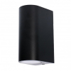 123inkt 123led wandlamp Santa Barbara Up & Down zwart geschikt voor 2x GU10 1000502 LDR01377