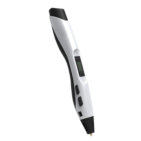 123inkt 3D pen PRO wit met LCD display  DPE00001 - 1