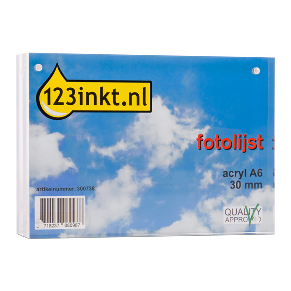 123inkt A6 fotolijst acryl 14,8 x 10,5 cm 1954805C SV12292 300738 - 1