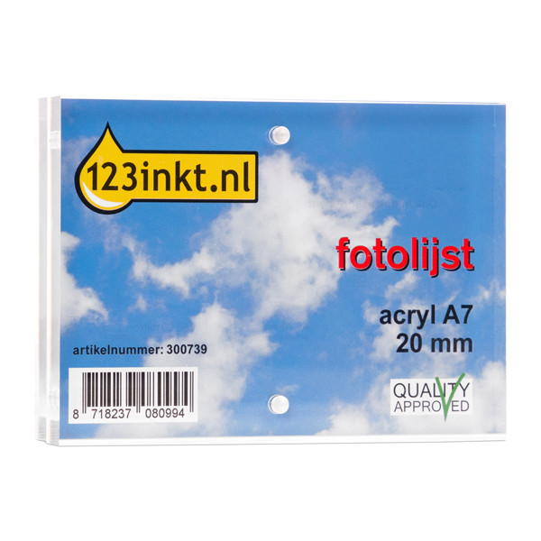 123inkt A7 fotolijst acryl 10,5 x 7,4 cm 1954705C SV12110 300739 - 1