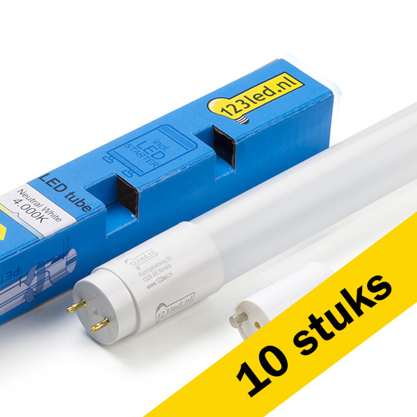 Aanbieding: 10x 123led T8 TL-buis 90 cm | 4000K | 1700 lumen (11.5W) LDR08605 - 1