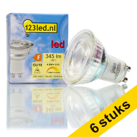 Aanbieding: 6x 123led GU10 Sfeerdim led-spot dimbaar 4.5W (50W) LDR01651