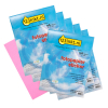 123inkt Aanbieding fotopapier sticker mat A4 knalroze: 5 sets + 1 GRATIS (totaal 60 stickers)  300348