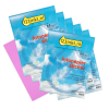 123inkt Aanbieding fotopapier sticker mat A4 paars: 5 sets + 1 GRATIS (totaal 60 stickers)  300346