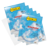 123inkt Aanbieding fotopapier verwijderbare textielsticker A4 wit: 5 sets + 1 GRATIS (totaal 30 stickers)  300344