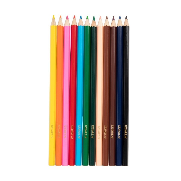 123inkt Classic kleurpotloden (12 stuks) 301603 - 2