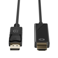 123inkt DisplayPort naar HDMI kabel (2 meter) 11.99.5786C 51957C CCGP37104BK20C K5561HQSW.2C 302274