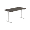 123inkt Elektrische zit-sta bureau wit frame Logan blad 140 x 80 cm (2 motoren)  302616 - 2