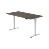 123inkt Elektrische zit-sta bureau wit frame Logan blad 140 x 80 cm (2 motoren)  302616 - 3