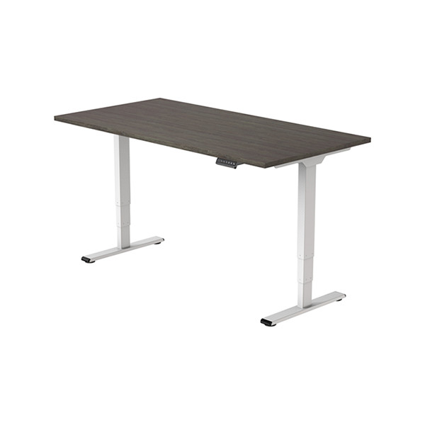 123inkt Elektrische zit-sta bureau wit frame Logan blad 160 x 80 cm (2 motoren)  302624 - 3
