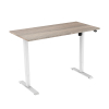 123inkt Elektrische zit-sta bureau wit frame Robson blad 140 x 80 cm (1 motor) 302649 - 1