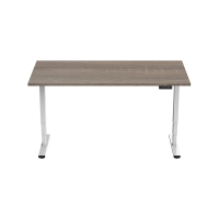123inkt Elektrische zit-sta bureau wit frame Robson blad 160 x 80 cm (2 motoren)  302623