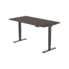 123inkt Elektrische zit-sta bureau zwart frame Logan blad 140 x 80 cm (2 motoren)  302612 - 3