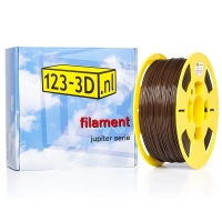 123inkt Filament bruin 1,75 mm PLA 1 kg Jupiter serie (123-3D huismerk)  DFP11022