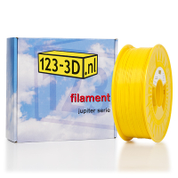 123inkt Filament geel 1,75 mm PLA 1,1 kg Jupiter serie (123-3D huismerk)  DFP01043