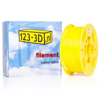 123inkt Filament geel 1,75 mm PLA 1 kg Jupiter serie (123-3D huismerk)  DFP11011
