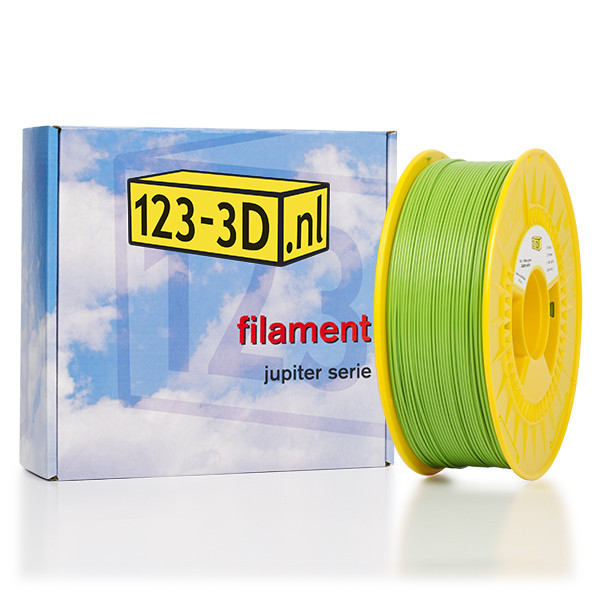 123inkt Filament geelgroen 1,75 mm PLA 1,1 kg Jupiter serie (123-3D huismerk)  DFP01045 - 1