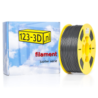 123inkt Filament grijs 1,75 mm ABS 1 kg Jupiter serie (123-3D huismerk)  DFP01164
