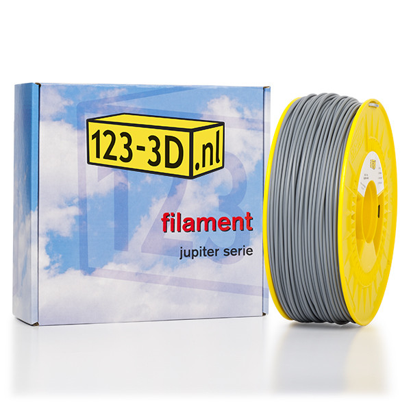123inkt Filament grijs 2,85 mm ABS 1 kg Jupiter serie (123-3D huismerk)  DFP01165 - 1