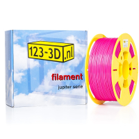 123inkt Filament knalroze 1,75 mm PLA 1,1 kg Jupiter serie (123-3D huismerk)  DFP01073