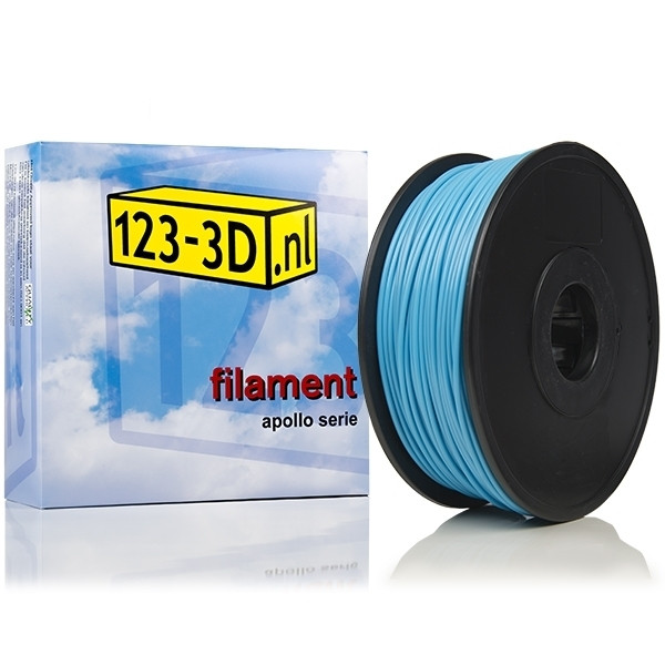 123inkt Filament lichtblauw 2,85 mm ABS 1 kg Apollo serie (123-3D.nl huismerk)  DFA00021 - 1