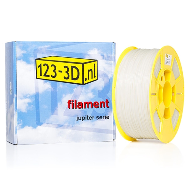 123inkt Filament neutraal 1,75 mm ABS 1 kg Jupiter serie (123-3D huismerk)  DFP01095 - 1