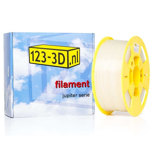123inkt Filament neutraal 1,75 mm PLA 1 kg Jupiter serie (123-3D huismerk)  DFP11004 - 1