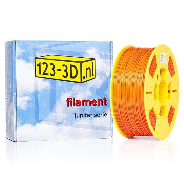 123inkt Filament oranje 1,75 mm ABS 1 kg Jupiter serie (123-3D huismerk)  DFA11011 - 1