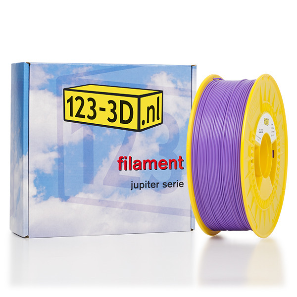 123inkt Filament paars 1,75 mm PLA 1,1 kg Jupiter serie (123-3D huismerk)  DFP01067 - 1