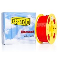 123inkt Filament rood 1,75 mm PLA 1 kg Jupiter serie (123-3D huismerk)  DFP11007