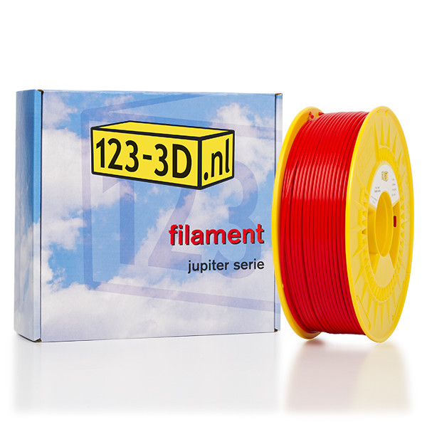 123inkt Filament rood 2,85 mm PLA 1,1 kg Jupiter serie (123-3D huismerk)  DFP01071 - 1