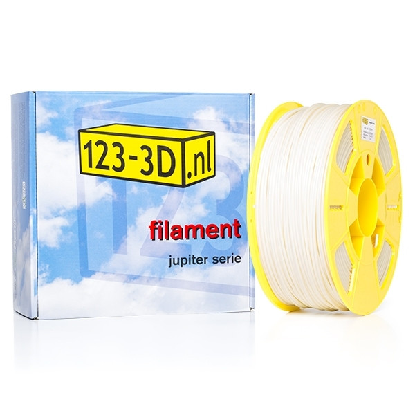 123inkt Filament wit 2,85 mm ABS 1 kg Jupiter serie (123-3D huismerk)  DFA11017 - 1