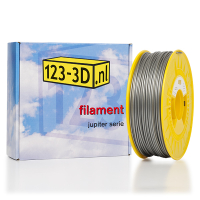 123inkt Filament zilver 2,85 mm PLA 1,1 kg Jupiter serie (123-3D huismerk)  DFP01090