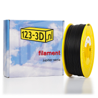 123inkt Filament zwart 2,85 mm ABS 1 kg Jupiter serie (123-3D huismerk)  DFP01102